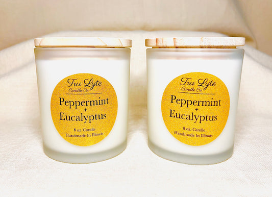 PEPPERMINT/EUCALYPTUS CANDLE